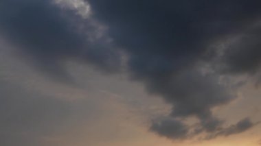 4k dramatic sky with cloudscape of sunset sky cloud red purple cloudscape background in dark red purple sunset sky cloud day night, Dramatic sunset sky