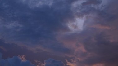 4k dramatic sky with cloudscape of sunset sky cloud red purple cloudscape background in dark red purple sunset sky cloud day night, Dramatic sunset sky
