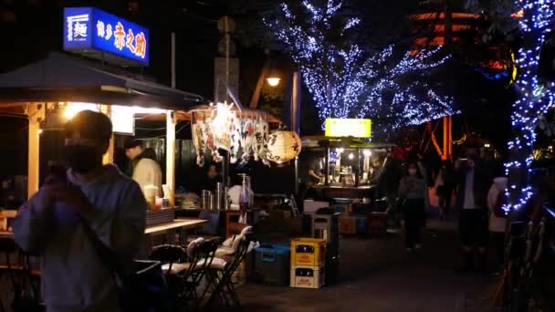 Novembre 2022 Fukuoka Giappone Città Vecchia Fukuoka Lungo Fiume Naka — Video Stock