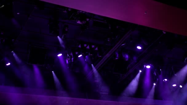Abstrato Fundo Piscando Palco Luz Concerto Disco Light Bright Brilhante — Vídeo de Stock