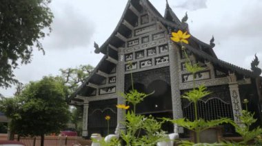 main building ancient heritage architecture building landscape video inside the Wat Lok Molee Temple landmark famous place landmark in chiang mai southeast asia life in thailand