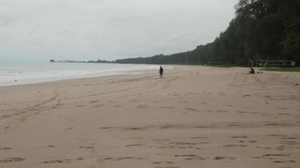 해변의 청록색 바다와 — 비디오