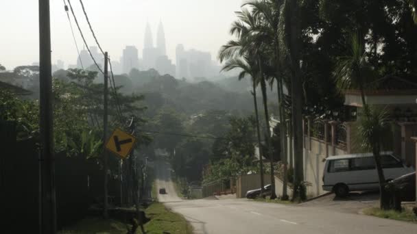 August 2022 Kuala Lumpur Malaysia Blick Auf Die Lokale Straße — Stockvideo