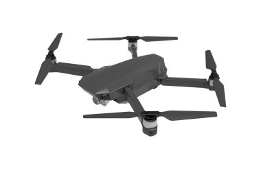 Aerial Drone Isolated on White Background