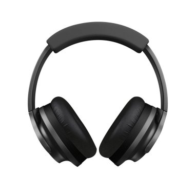 Kablosuz kulaklıklar beyaz arkaplanda izole edildi