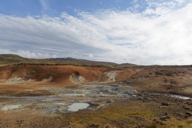 Seltun hot springs, Krysuvik geothermal area, Iceland.