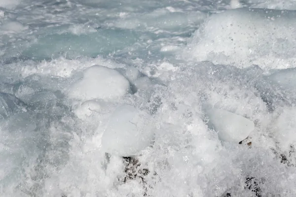 Frühlingshaftes Packeis Atlantik Neufundland Und Labrador Kanada Dickes Schweres Eis — Stockfoto