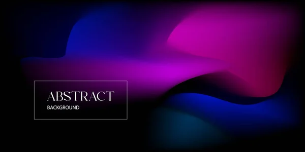 Abstrato Fundo Escuro Brilhante Design Modelo Neon Rosa Violeta Cor —  Vetores de Stock