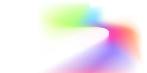 Abstrakter Hintergrund Dunkles Licht Design Horizontale Vorlage Regenbogenfarbe Auf Weiß — Stockvektor