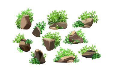 Kıyı çakıl taşları, çakıl taşları, çakıl taşları, mineraller ve jeolojik oluşumlar. Çeşitli şekillerde taş koleksiyonu. Kaya parçaları, kaya parçaları ve yapı malzemeleri..