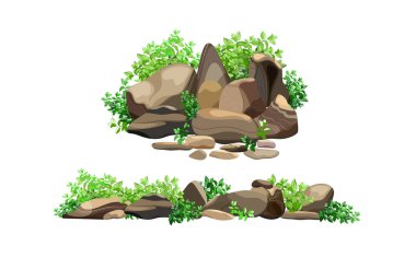 Kıyı çakıl taşları, çakıl taşları, çakıl taşları, mineraller ve jeolojik oluşumlar. Çeşitli şekillerde taş koleksiyonu. Kaya parçaları, kaya parçaları ve yapı malzemeleri..