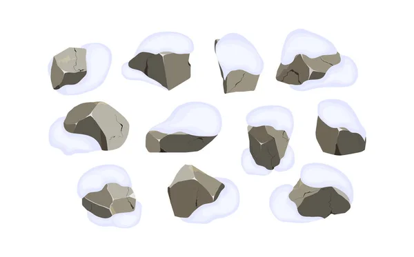 Kıyı Çakıl Taşları Çakıl Taşları Çakıl Taşları Mineraller Jeolojik Oluşumlar — Stok Vektör