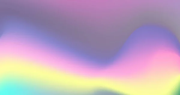 Fond Rêveur Bleu Néon Hologramme Design Minimaliste Composé Motif Fluide — Image vectorielle