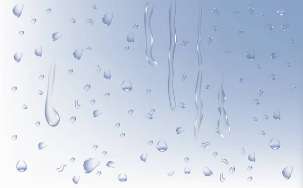 Реалистичная Текстура Влажной Конденсации Эффект Брызг Пресной Воды Поверхность Прозрачные Стоковый вектор