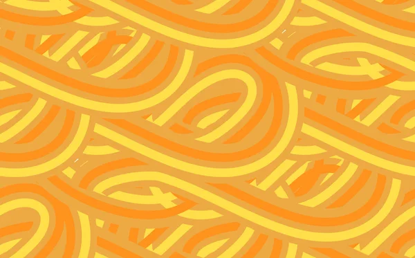 Макарони Абстрактний Фон Концепції Макарони Жовтий Плакат Рука Намальована Азіатська — стоковий вектор