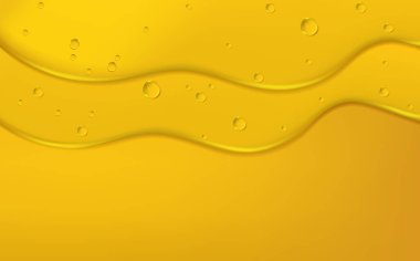 Düşen benzin sarı damlası. Sıvı altın su, bal ya da yağ damlası. Kolajen kozmetik özü. Organik serum veya Argan kabarcıkları.