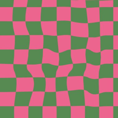 İçinde pastel renkler olan arka plan kontrolleri. 60 'lı ve 70' li yıllardan esinlenilmiş harika ve psikedelik bir satranç tahtası modeli. Yazdırma şablonları, tekstil veya vektör duvar kağıdı olarak mükemmel.