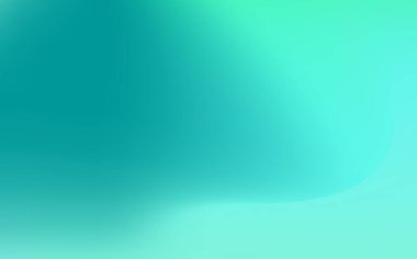 Yeşil, nane mavisi renkte gradyan tasarımı. Vektör soyut parlak yeşil gradyan örgüsü..