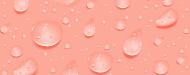 Yuvarlak temiz esans losyonu ya da cilt bakımı için reçel. Yağ damlalı güzel bir arka plan. Sıvı mavi ıslak jel ya da kolajen damlaları. Kozmetik serumu veya su birikintileri döküldü..