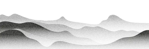 Черные Шумовые Точки Эффект Песка Гравировка Вектор Гравитации Гасит Фон Стоковая Иллюстрация