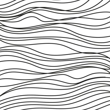 Beyaz arka planda izole mürekkep çizgileri. El yazısı grafiklerinin modern Illustration seti. El çizimi dokuların koleksiyonu. Vektör karalamalarını, düzensiz, yatay ve dalgalı çizgileri, karalama kalıplarını içerir.