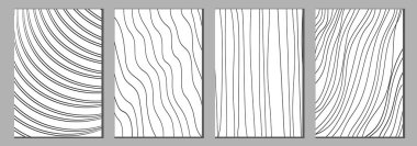 Beyaz arka planda izole mürekkep çizgileri. El yazısı grafiklerinin modern Illustration seti. El çizimi dokuların koleksiyonu. Vektör karalamalarını, düzensiz, yatay ve dalgalı çizgileri, karalama kalıplarını içerir.
