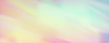 Neon yanardöner renkler pürüzsüz bir derecelendirme efekti yaratır. Renk gradyanı olan holografik bir bulanıklık içeren soyut arkaplan. Vektör tanecikli ses dokusu ve suluboya karışımı.