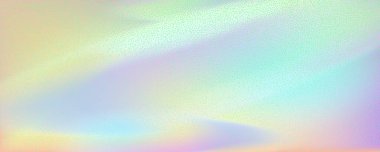 Neon yanardöner renkler pürüzsüz bir derecelendirme efekti yaratır. Renk gradyanı olan holografik bir bulanıklık içeren soyut arkaplan. Vektör tanecikli ses dokusu ve suluboya karışımı.