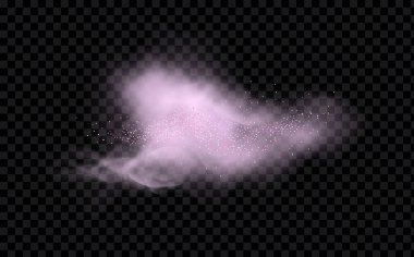 Pembe toz, pırıl pırıl parlayan girdaplar, parlak sim tasarımı. Sihirli hareket, siyah arkaplanda parlak çizgiler..