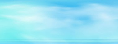 Gökyüzü mavisi bir arka plan, açık gökyüzü ve güneşli bir günde bulutlar. Kışın bir sabahı ya da yazın ya da ilkbaharda öğleden sonra gün ışığını gösterir. Cennetin manzarası. Gökyüzü mavisi bir arka plan.