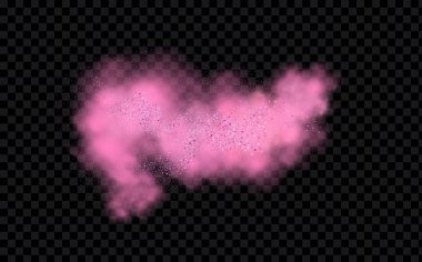 Sihirli hareket, siyah bir arkaplanda ışıldayan çizgiler. Pembe toz, pırıl pırıl parlayan girdaplar, parlak parıltılı tasarım..