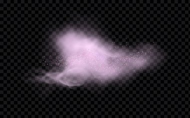 Sihirli hareket, siyah bir arkaplanda ışıldayan çizgiler. Pembe toz, pırıl pırıl parlayan girdaplar, parlak parıltılı tasarım..