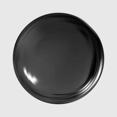 Geometrik soyut şekil. Gerçekçi parlak cam top. Soyut 3 boyutlu ışık kabarcığı..