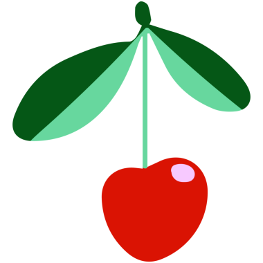 Düz dizaynlı, sevimli, egzotik yaz meyveleri. Sağlıklı, tatlı yiyecekler.. 