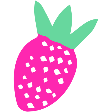 Düz dizaynlı, sevimli, egzotik yaz meyveleri. Sağlıklı, tatlı yiyecekler.. 