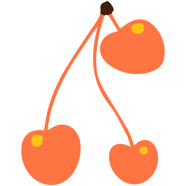 Düz dizaynlı, sevimli, egzotik yaz meyveleri. Sağlıklı, tatlı yiyecekler.. 