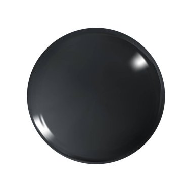 Geometrik soyut şekil. Gerçekçi parlak cam top. Soyut 3 boyutlu ışık kabarcığı..