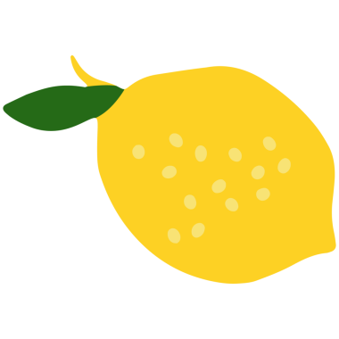 Düz dizaynlı, sevimli, egzotik yaz meyveleri. Sağlıklı, tatlı yiyecekler.. 