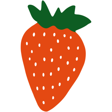 Düz dizaynlı, sevimli, egzotik yaz meyveleri. Sağlıklı, tatlı yiyecekler.. 