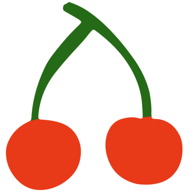 Düz dizaynlı, sevimli, egzotik yaz meyveleri. Sağlıklı, tatlı yiyecekler.. 