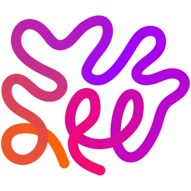  Yumuşak dalgalı çizgileri, parlak renkleri ve değişimleri olan soyut şekiller.