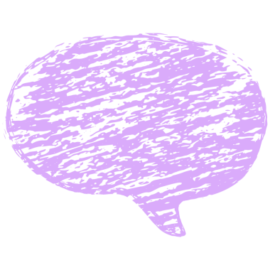 Tebeşirle çizilmiş konuşma baloncukları. Çizgi roman için metin kutusu simgeleri. Karalama tarzında Grunge dokusu.