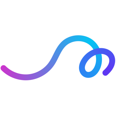 Yumuşak dalgalı çizgileri, parlak renkleri ve değişimleri olan soyut şekiller.