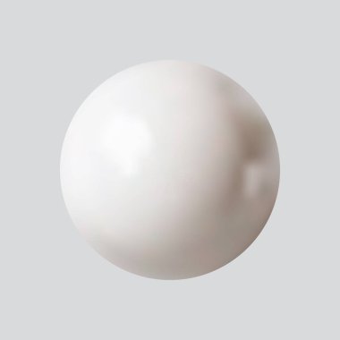 Geometrik soyut şekil. Gerçekçi parlak cam top. Soyut 3 boyutlu ışık kabarcığı..