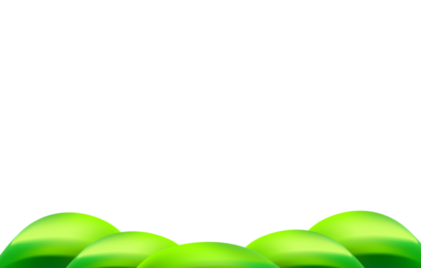 Yeşil tepeler, dağlar ve desenli çimen tarlası ile üç boyutlu manzara neşeli bir çevre dostu park manzarası yaratır..