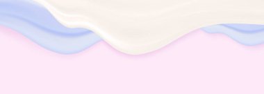 Parlak şekerli akış damlıyor. Sıvı vektör dondurma deseni damlıyor..