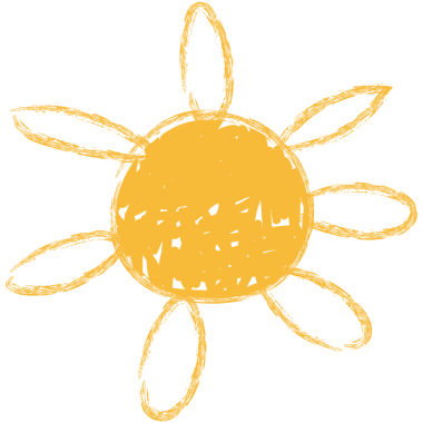 Çocuklar organik elementler çiziyor.