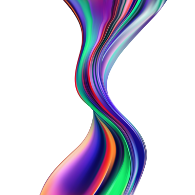 Holografik dalga ya da renkli kurdele.