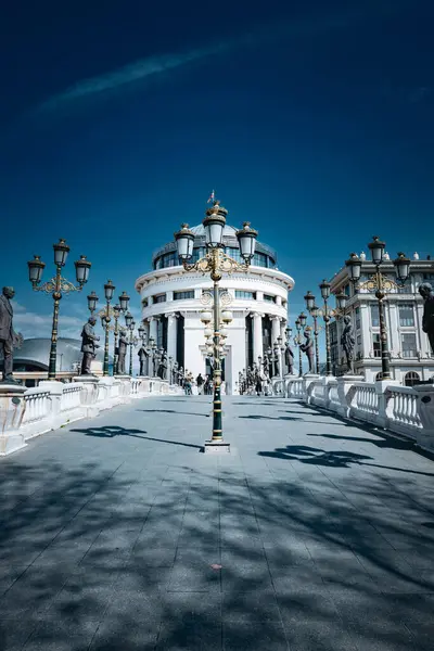 Makedonya 'nın Üsküp kentinde binalar ele geçirildi - 2024 yılı.