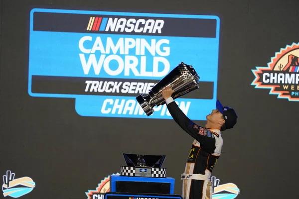 Zane Smith Wins Nascar Camping World Truck Series Championship Avondale — стокове фото